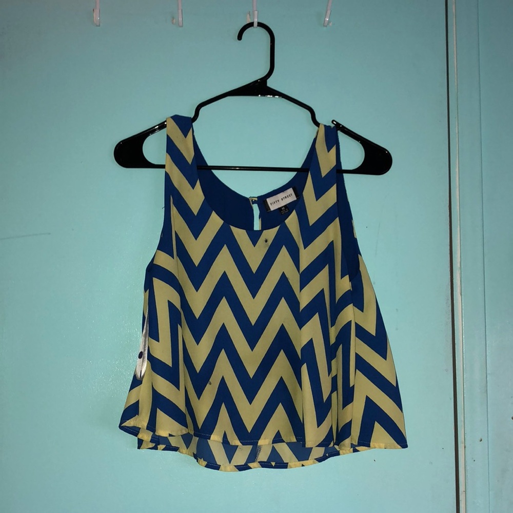 Fifty Street Chevron Top